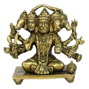 Panchmukhi Hanuman Hanging Religious Brass  Idol | Deity Idol Exclusive Collection