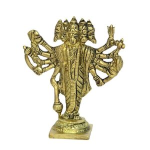 Panchmukhi Hanuman Idol Brass Collectible  Idol | Deity Idol Exclusive Collection