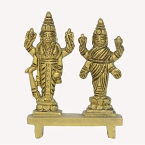 Vishnu laxmi Idol Brass Collectible  Idol | Deity Idol Exclusive Collection