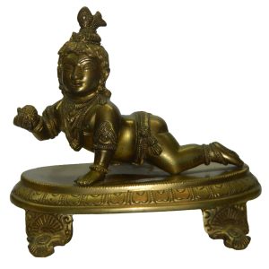 Beautiful Bal Krishna On Bajath Brass  Idol | Deity Idol Exclusive Collection
