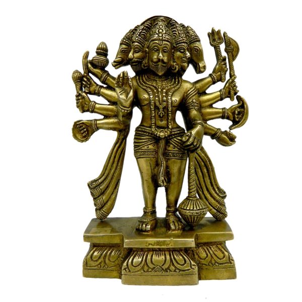Panchmukhi Hanuman Brass Collectible  Idol | Deity Idol Exclusive Collection