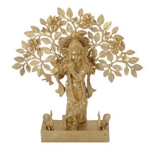 Decorative Krishna statue with Kalpavriksha collectible  Idol | Deity Idol Exclusive Collection