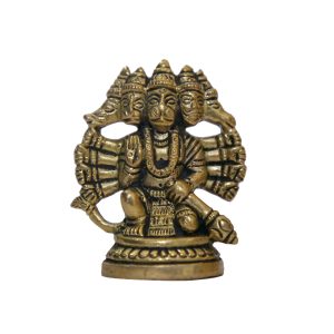 Panchmukhi Hanuman Brass Collectible  Idol | Deity Idol Exclusive Collection