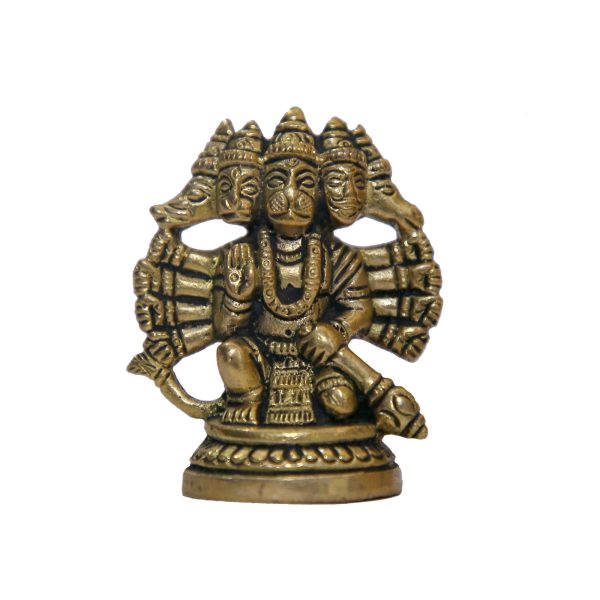 Panchmukhi Hanuman Brass Collectible  Idol | Deity Idol Exclusive Collection