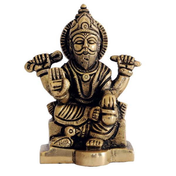 Vishwakarma Brass Idol Murti Statue for Showpiece Gift Items Collectible  Idol | Deity Idol Exclusive Collection