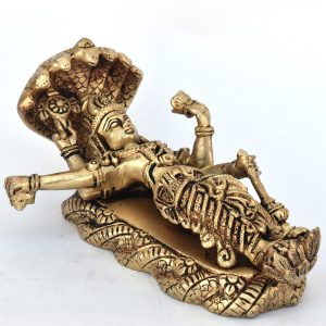 Vishnu Lying On Snake Brass Idol | Deity Idol Exclusive Collection