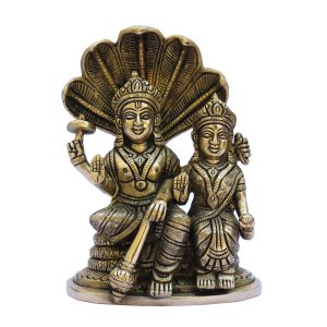 Vishnu Laxmi Brass Idol | Deity Idol Exclusive Collection