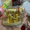 Brass Kamdhenu Cow with Calf Figurine 3×2×2.5 Inch – Navgraha.in - Image 2