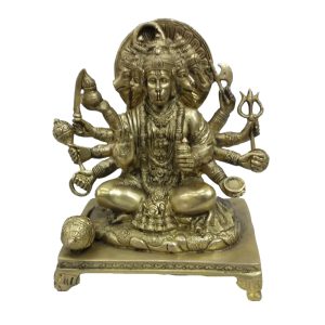 Panchmukhi Hanuman Sitting On Bajath Brass  Idol | Deity Idol Exclusive Collection