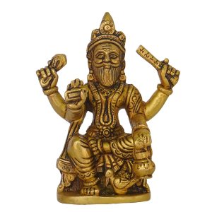 Vishvakarma Brass Idol | Deity Idol Exclusive Collection