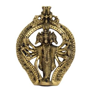 Panchmukhi Hanuman Wall Hanging Religious Brass Metal  Idol | Deity Idol Exclusive Collection
