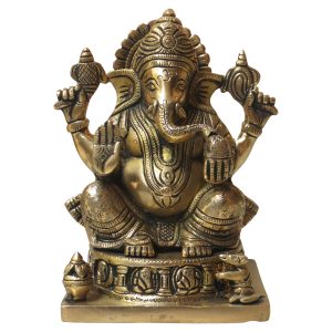 Brass Ashtavinayaka Ganesha Statue for Home Décor & Puja Room 7″ Inch Idol | Deity Idol Exclusive Collection