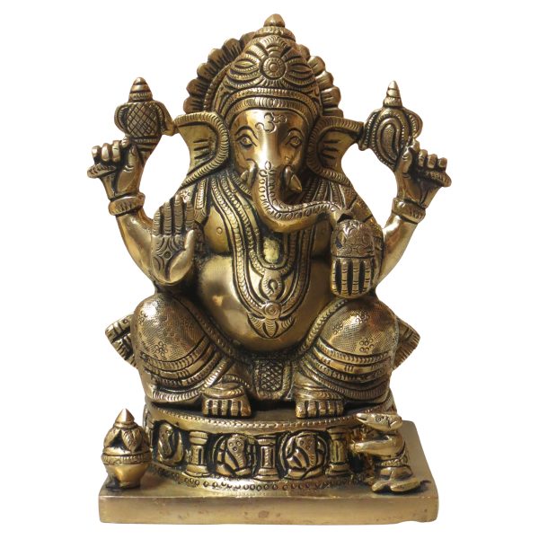 Brass Ashtavinayaka Ganesha Statue for Home Décor & Puja Room 7″ Inch Idol | Deity Idol Exclusive Collection