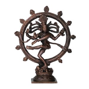 Copper Natraj Statue For Pooja Items Collectible Handicraft 3.4 Inch Idol | Deity Idol Exclusive Collection