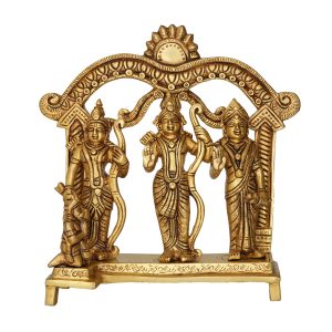 Beautiful Brass Ram Darbar Idol 9.8 Inch Idol | Deity Idol Exclusive Collection