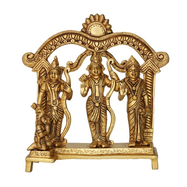 Beautiful Brass Ram Darbar Idol 9.8 Inch Idol | Deity Idol Exclusive Collection