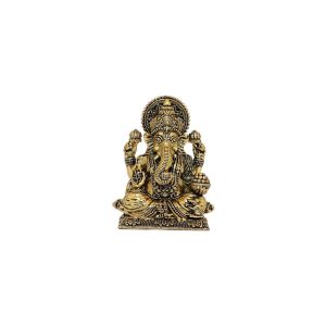 Brass Ganesha Statue Collectible Handicraft 2.6″ Inch Idol | Deity Idol Exclusive Collection
