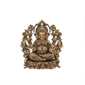 Brass Ganesha For Collectible Handicraft statue 3.9″ Inch Height Idol | Deity Idol Exclusive Collection