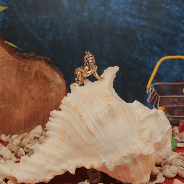 Brass Bal Krishna Statue For Religious Gifts 1.5″ Inch Height Idol | Deity Idol Exclusive Collection