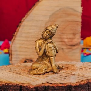 Brass Buddha Statue Home Decor 2.2 ” Inch Height Idol | Deity Idol Exclusive Collection