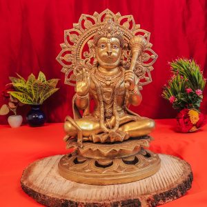 Brass  Hanuman Statue 17″ Inch Idol | Deity Idol Exclusive Collection