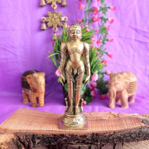 Brass Bahubali Idol – 7.5 Inch | 930 Gram Idol | Deity Idol Exclusive Collection