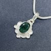 Emerald Silver Pendant | Approx 3.5 Carat | Certified 925 sterling silver jewellery- Navgraha.in - Image 6