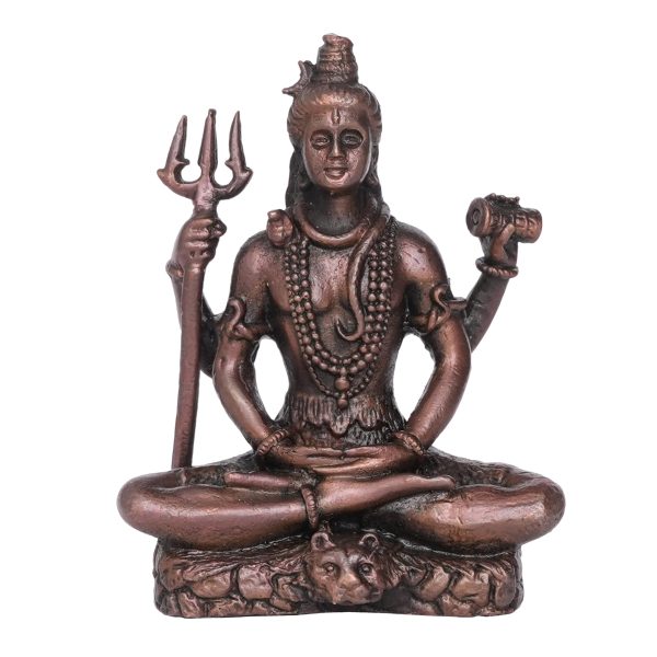 Lord Shiva Idol Copper 3 Inch Idol | Deity Idol Exclusive Collection