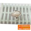 Moonga White Coral Natural Oval 7 Carat Silver Ring – Premium Organic Gemstone Jewelry – Navgraha.in - Image 2