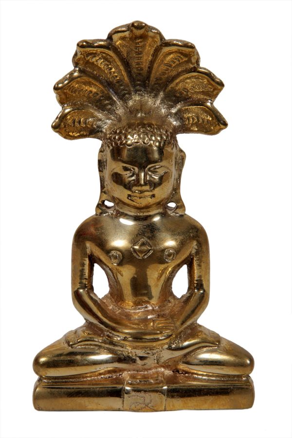 Brass Parshvnath Jain God Brass For Collectible Handicraft 3.5″ Inch | Jain Tirthankar for Peace & Non-Violence Spiritual Path