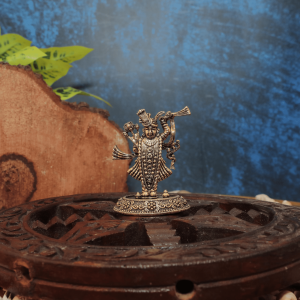 Brass Shrinathji For Collectible Handicraft 3″ Inch – Premium Brass Deity Idol for Home & Temple