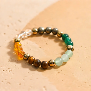 Dhanyog Jupiter Bracelet for Wisdom, Fortune & Luck Expansion, 8mm