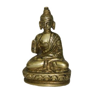 Buddha Sitting Idol – Handcrafted for Pooja Room & Spiritual Décor