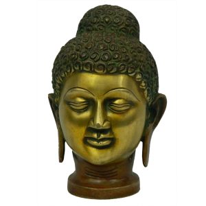 Buddha Face Brass – Premium Brass Deity Idol for Home & Temple