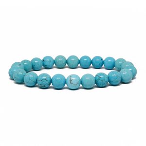 Feroza Turquoise Bracelet for Emotional Healing & Energetic Shielding, 8mm