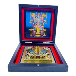 Unni Krishna Guruvayurappan Charan Padhukas in a 4 x 4 inch | Divine Footprints for Blessings & Prosperity