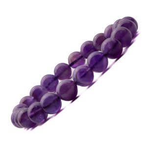 Amethyst Bracelet for Stress Relief & Emotional Balance, 8mm