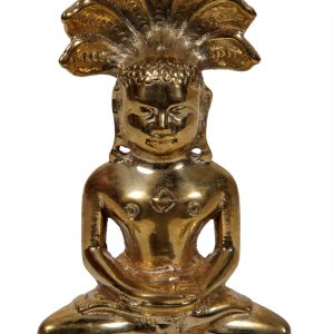 Brass Parshvnath Jain God Brass For Collectible Handicraft 3.5″ Inch | Jain Tirthankar for Peace & Non-Violence Spiritual Path