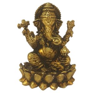 Brass Ganesha Super Fine Finishing Idol 1.5 Inch with Light Weighted Detailed Carving work | Premium Ganesha for Divine Blessings & Prosperity