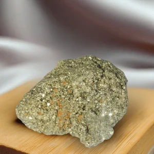 Natural Pyrite Crystal Cluster (50gm - 70gm) - Wealth Magnet & Prosperity Stone